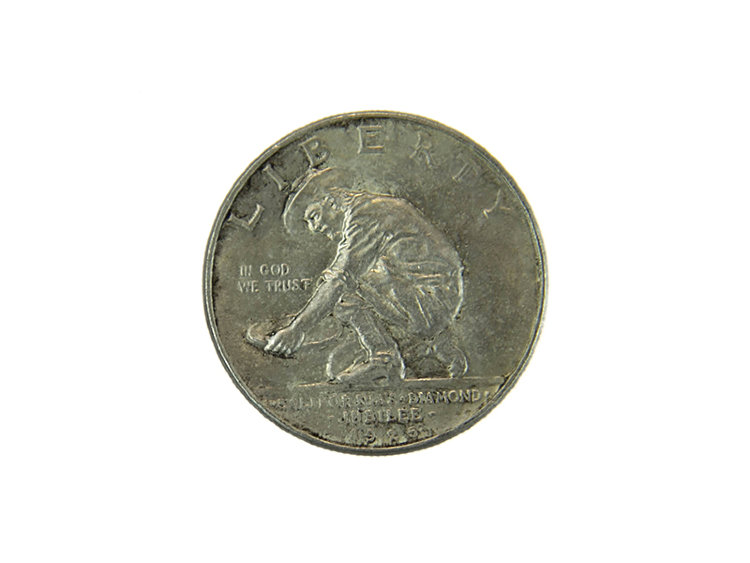 Полдоллара Бриллиантовый юбилей Калифорнии, США 1925 год, копия, 31 мм