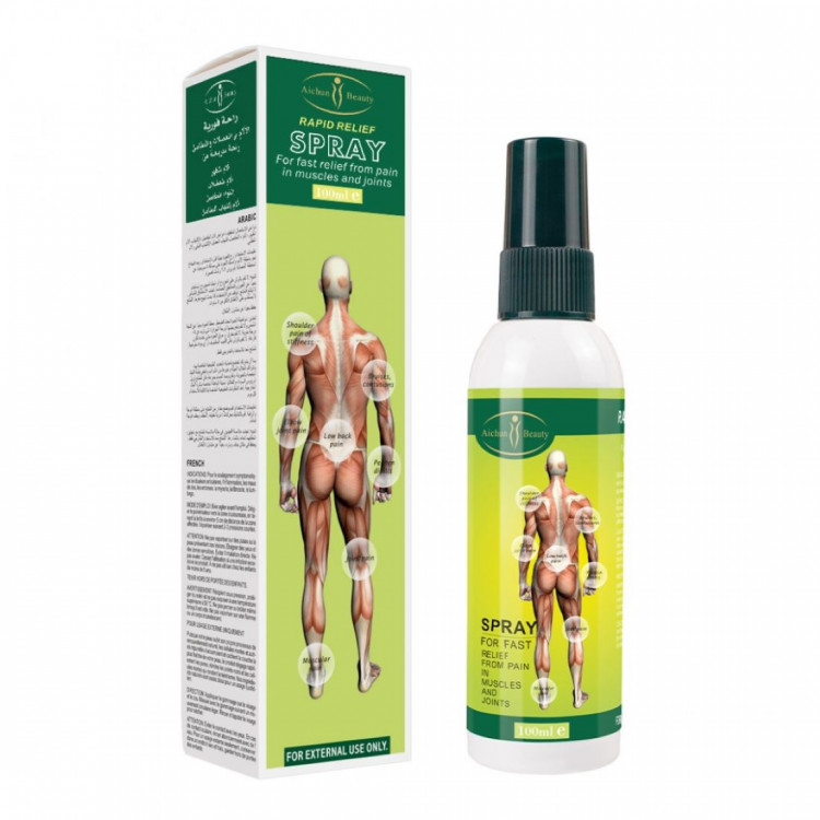 Спрей для тела Rapid Relief Spray От боли в мышцах и суставах, 100 мл