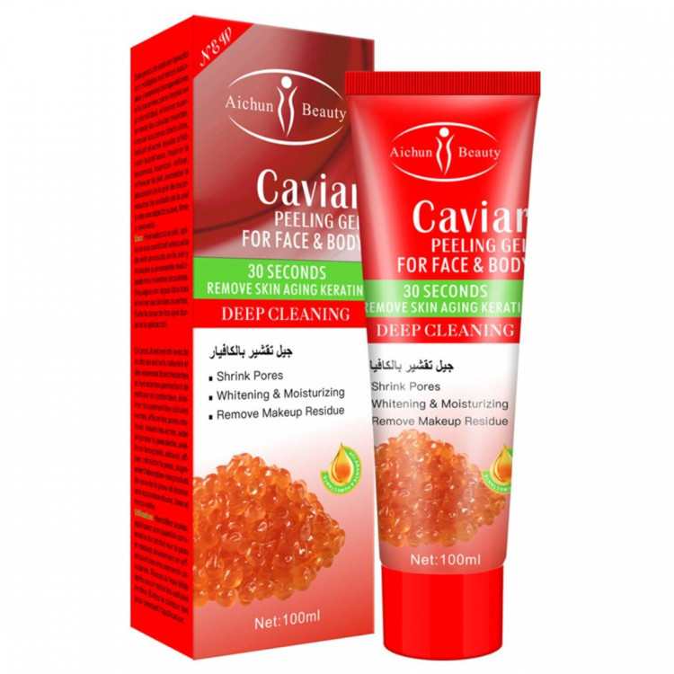 Гель-скатка Aichun Beauty с экстрактом икры для лица и тела, 100 мл